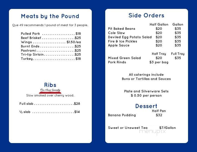 Menu page 3