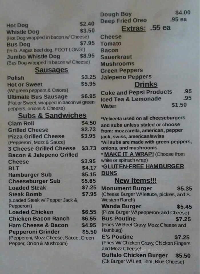 Menu page 2