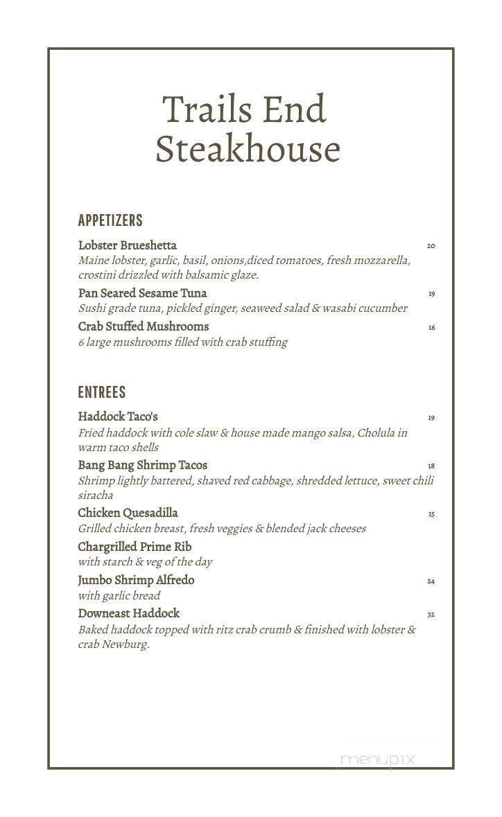 Menu page 1