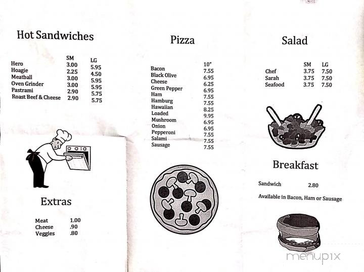 Menu page 2