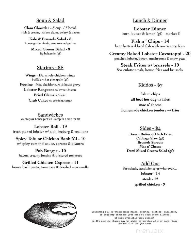 Menu page 2
