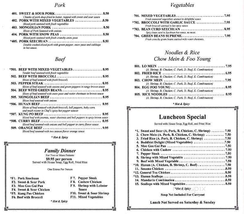 Menu page 2