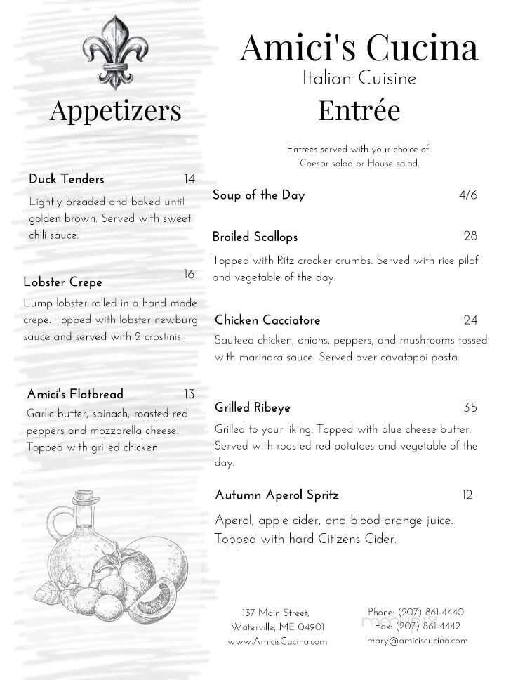 Menu page 2