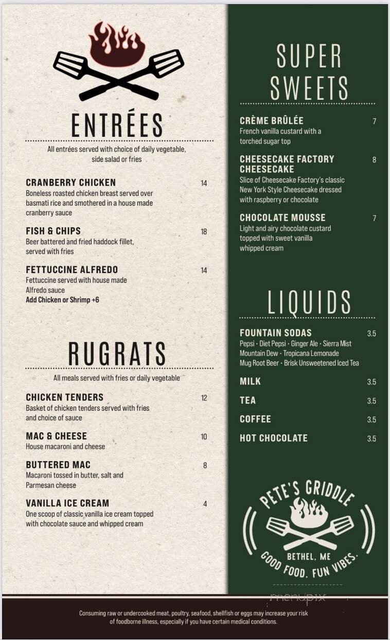 Menu page 2