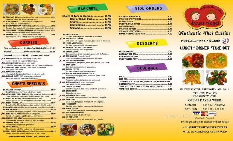 Menu page 2