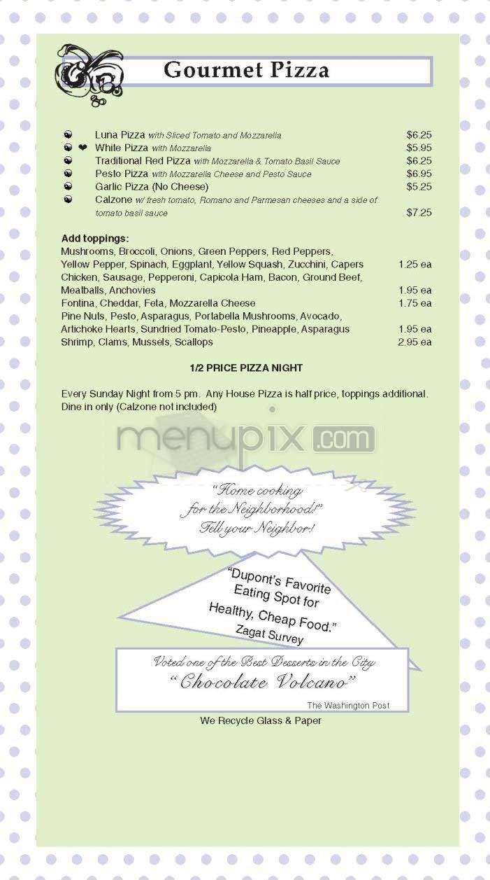 Menu page 2