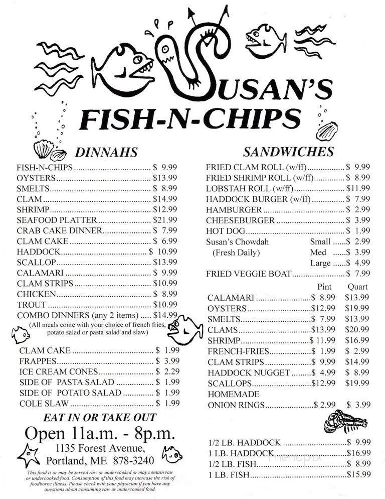 Menu page 1