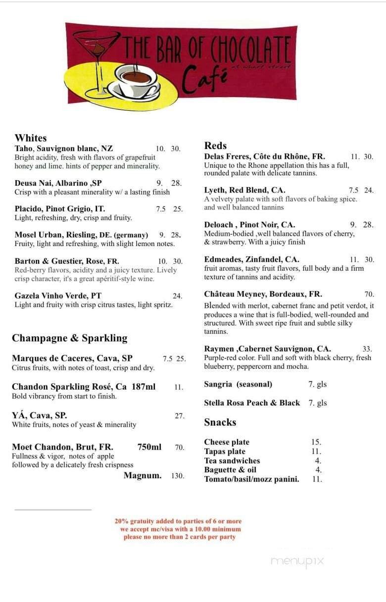 Menu page 1