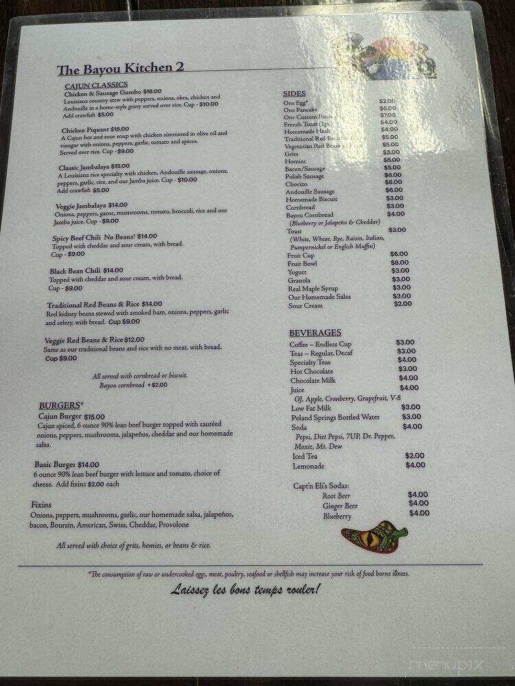 Menu page 2
