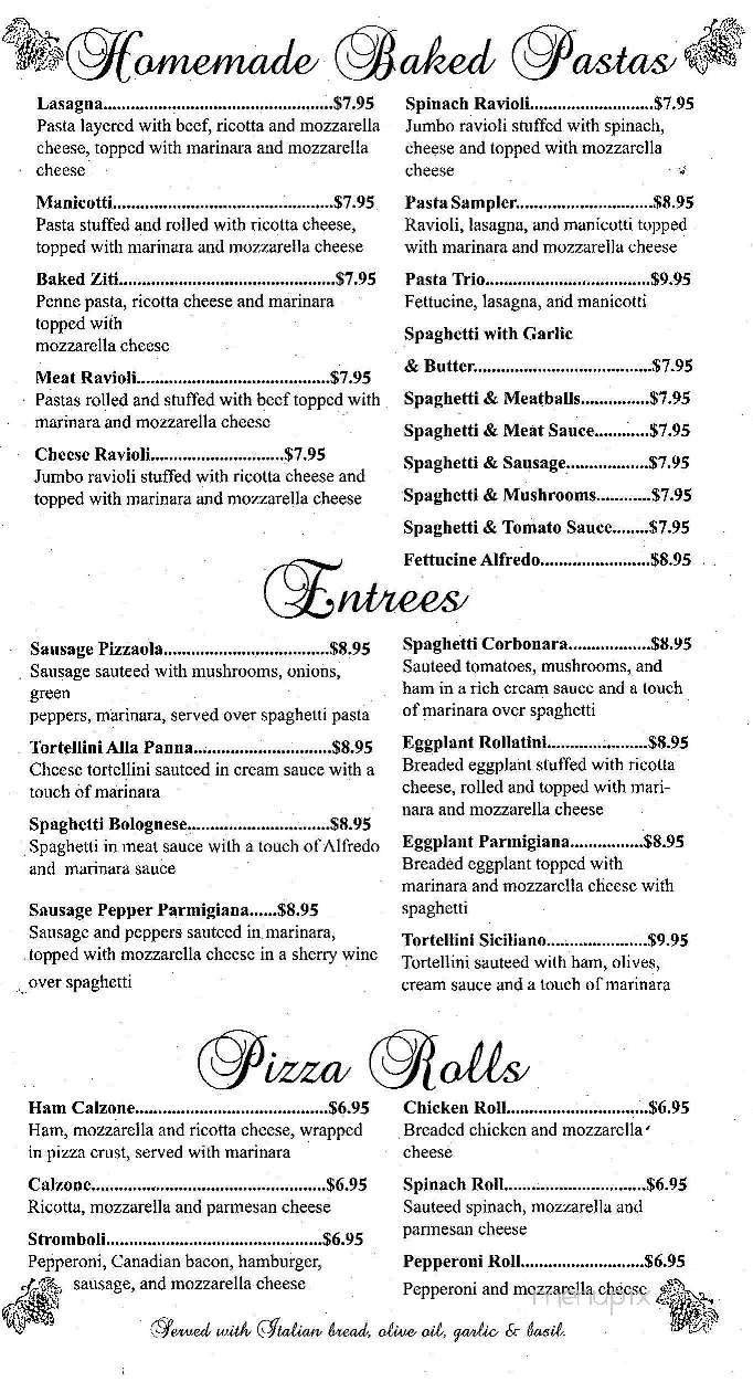 Menu page 2