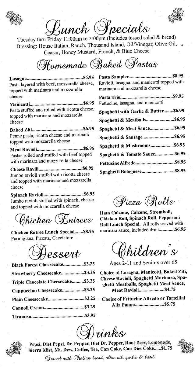 Menu page 6