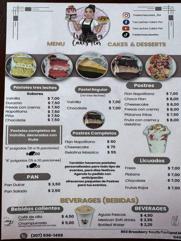 Menu page 1