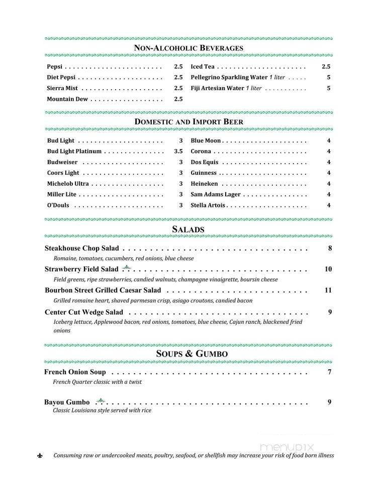Menu page 2