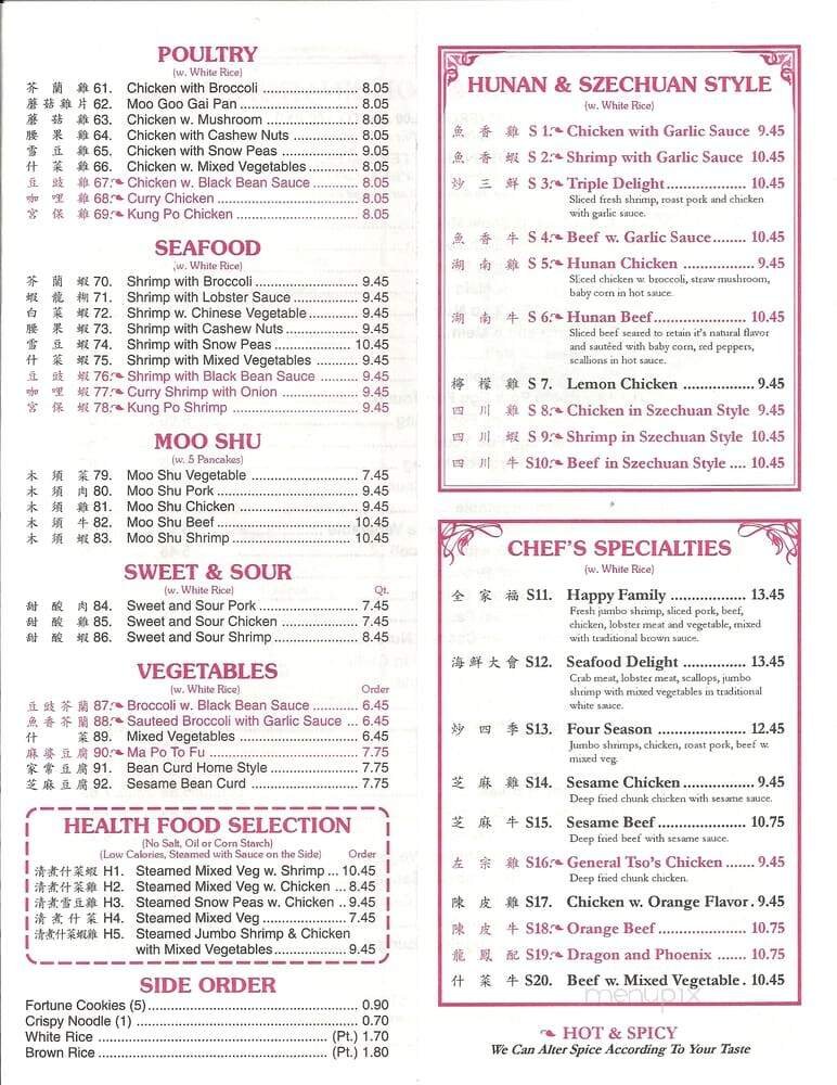 Menu page 2