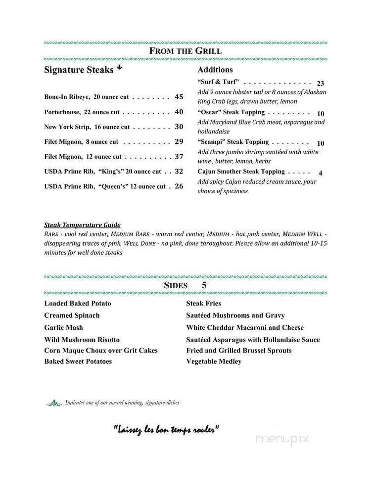 Menu page 3