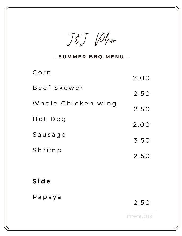 Menu page 1