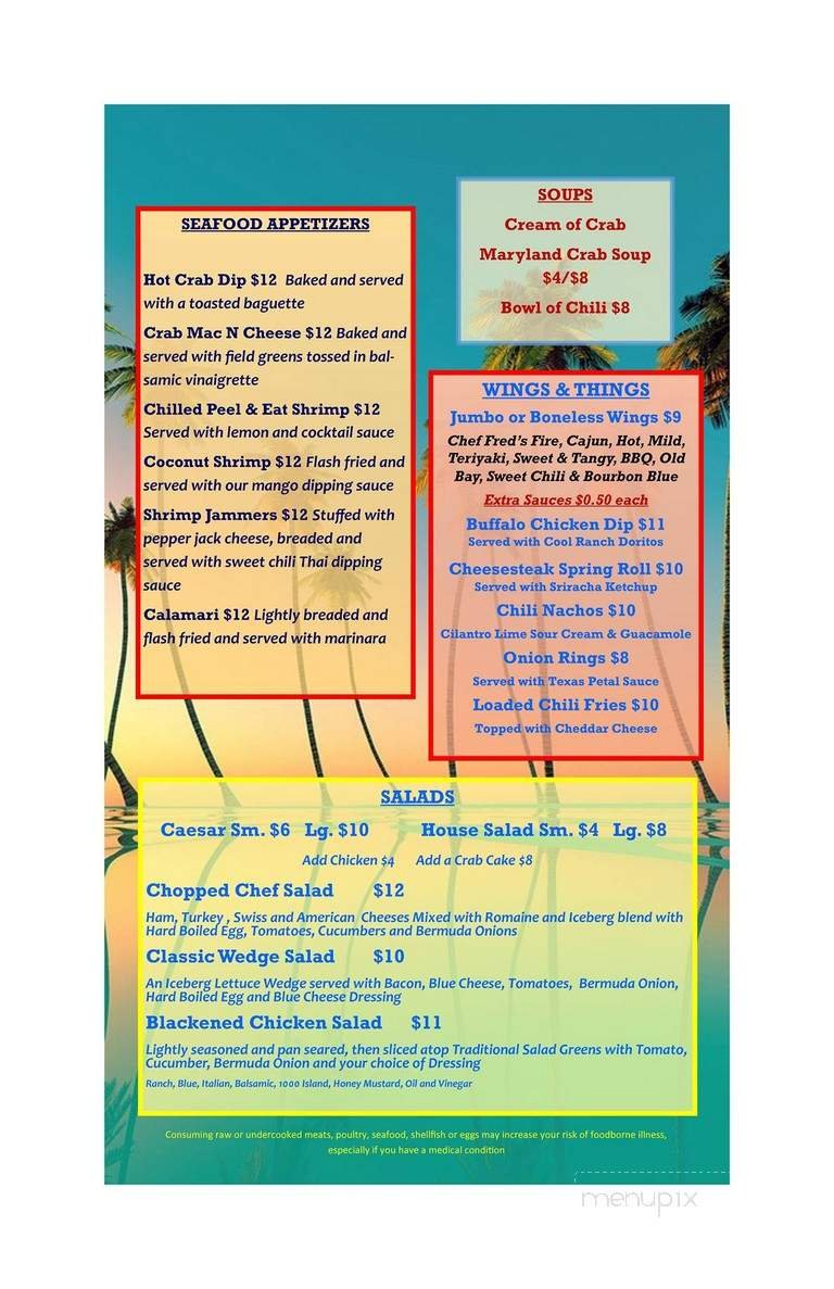 Menu page 1