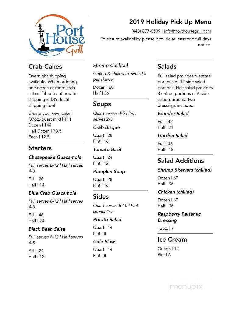 Menu page 1