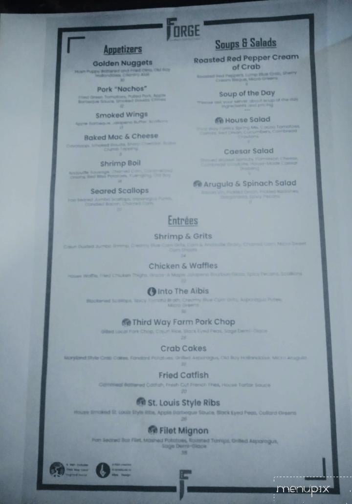 Menu page 1