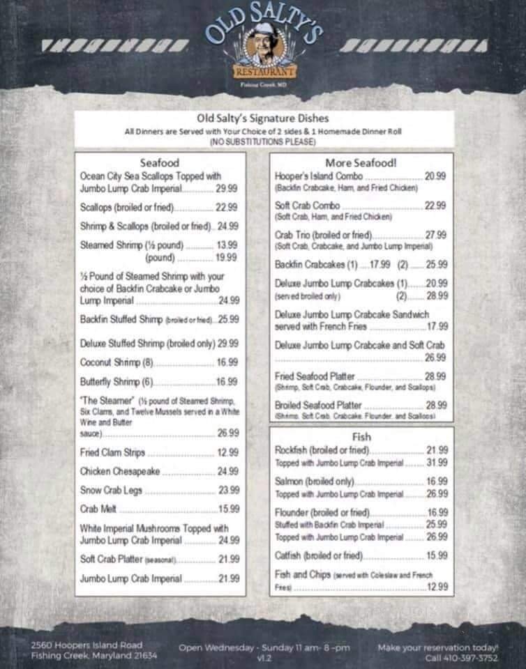 Menu page 1