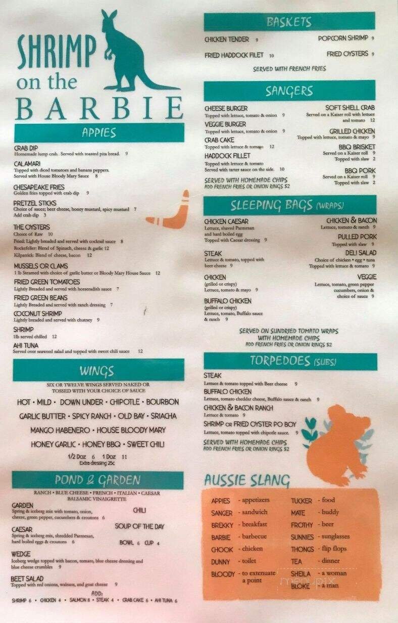 Menu page 2