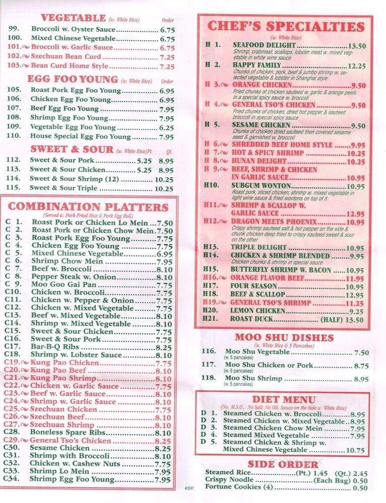 Menu page 2