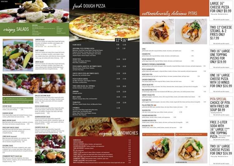 Menu page 2