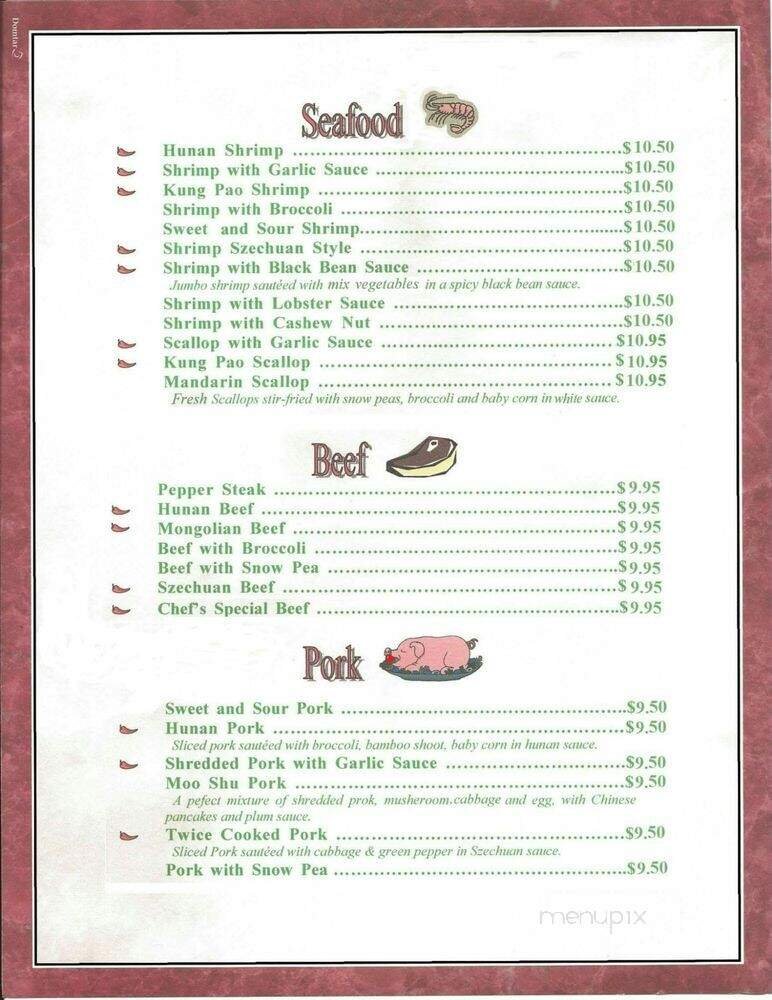 Menu page 2