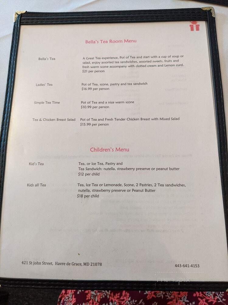 Menu page 1