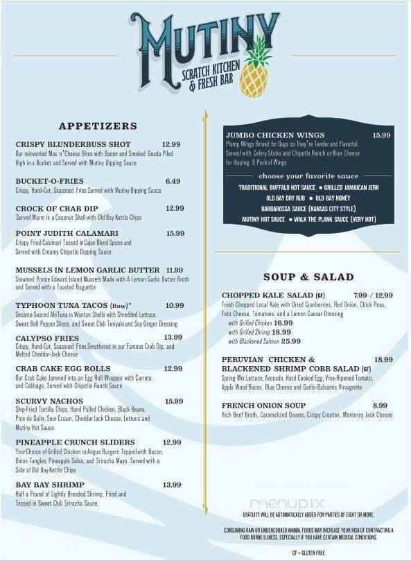 Menu page 1
