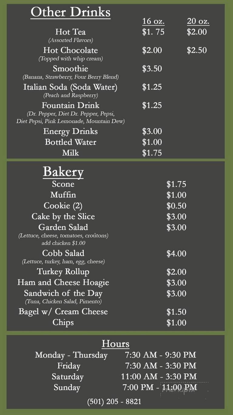 Menu page 2
