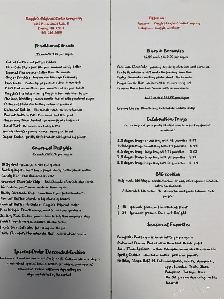Menu page 3