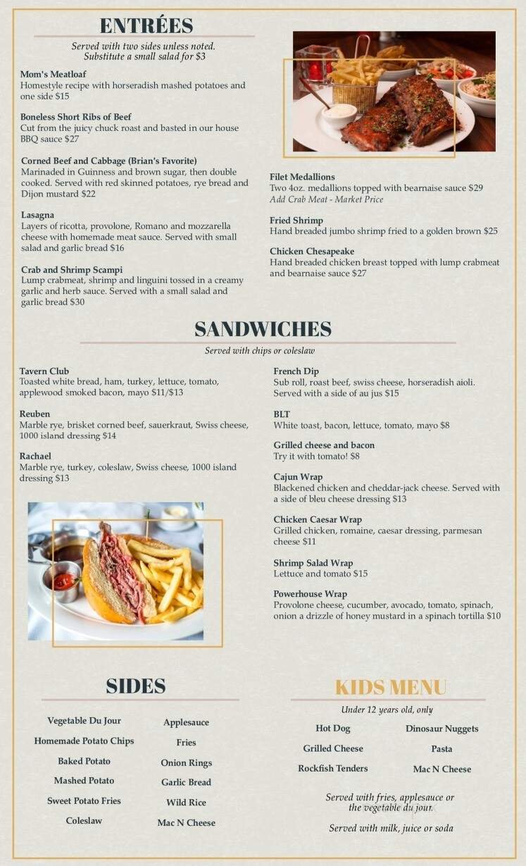 Menu page 2