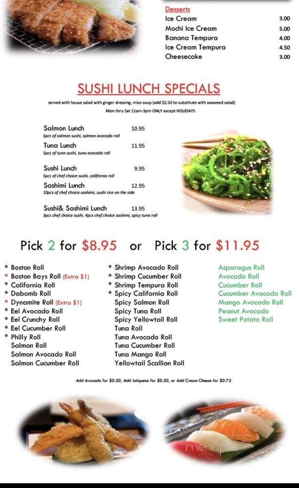 Menu page 2
