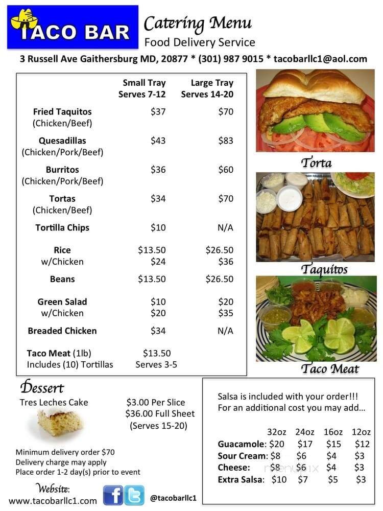 Menu page 2
