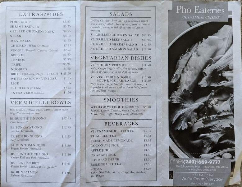 Menu page 1