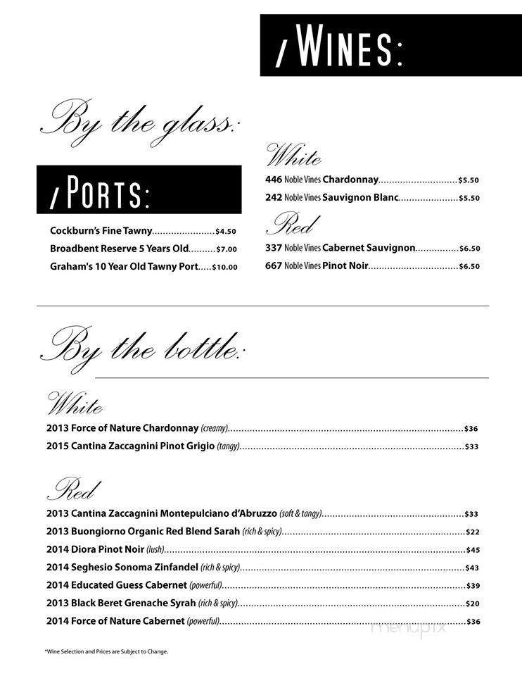 Menu page 5