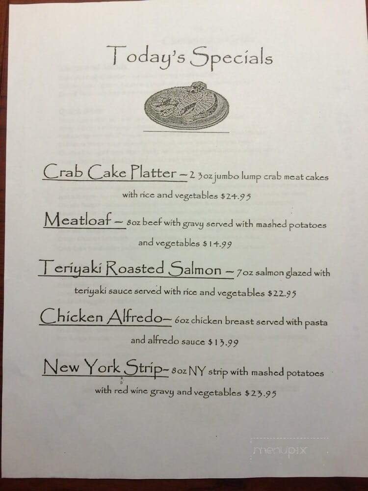 Menu page 1