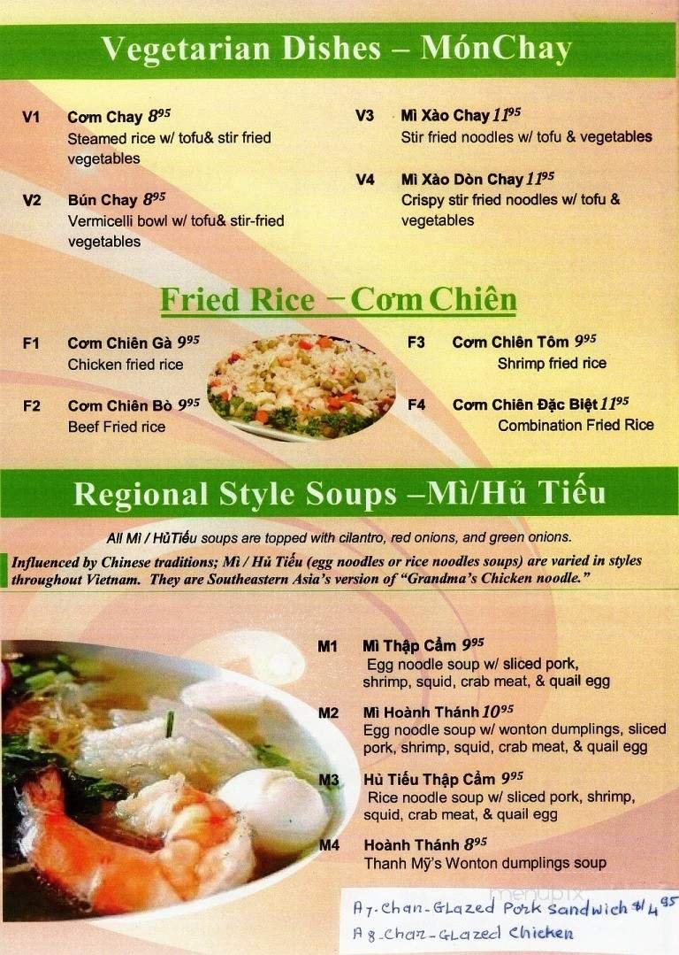 Menu page 2