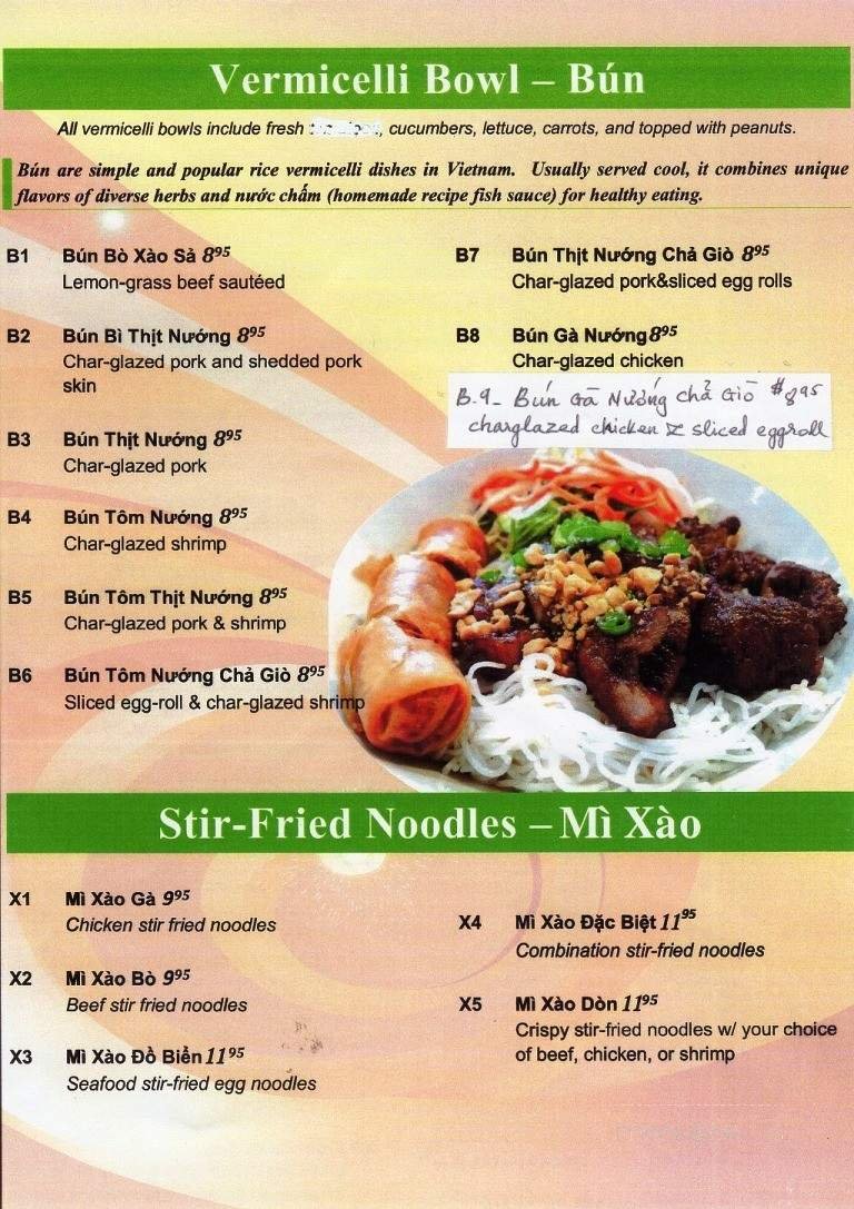 Menu page 3