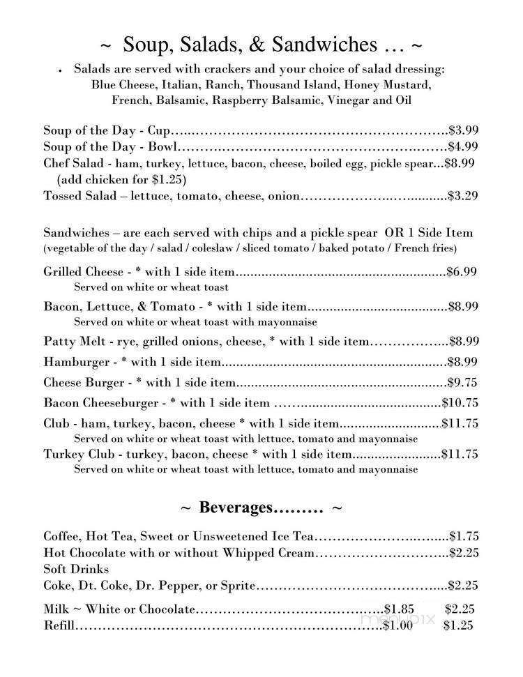 Menu page 6