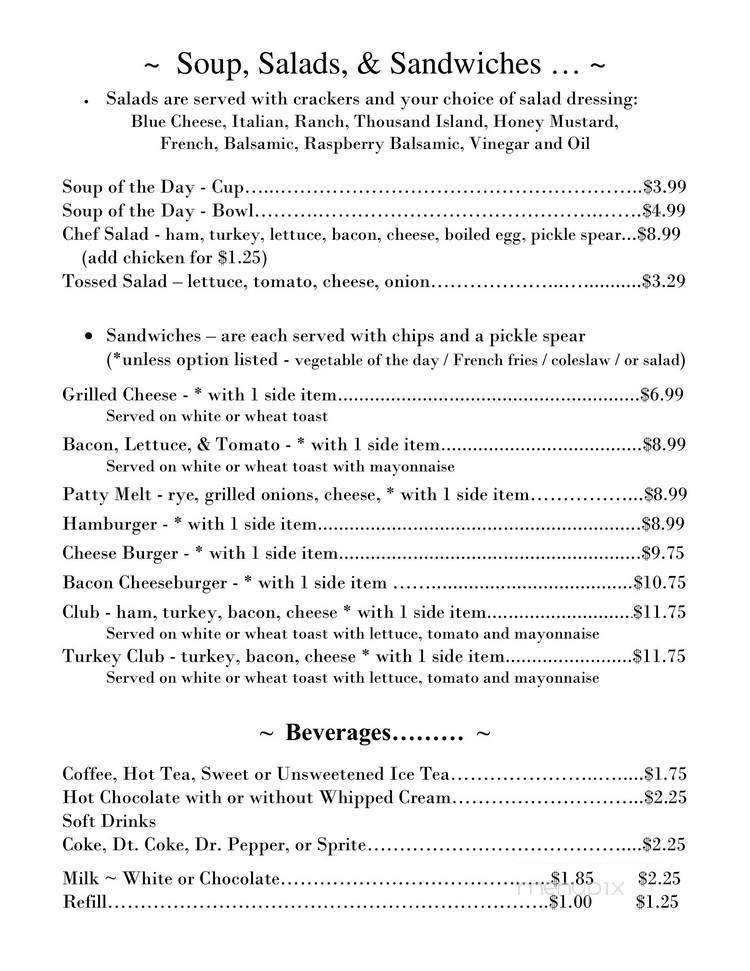 Menu page 12