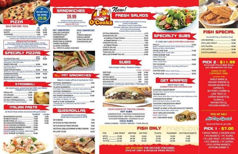 Menu page 2