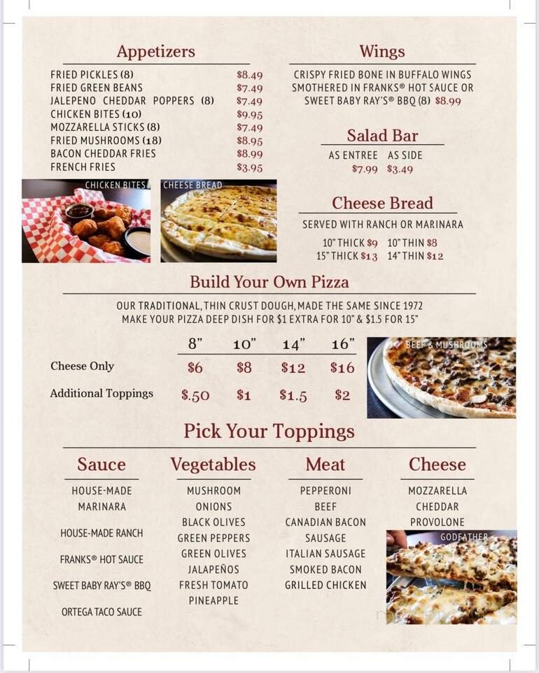 Menu page 2