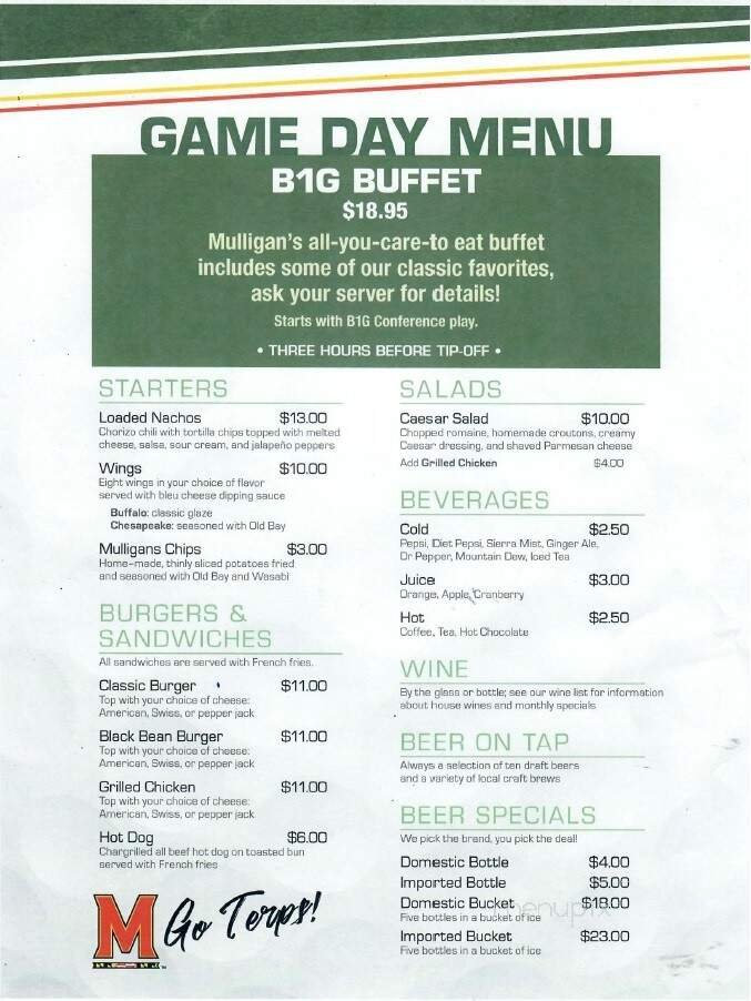 Menu page 2