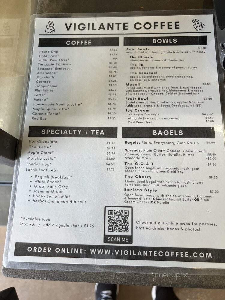Menu page 1