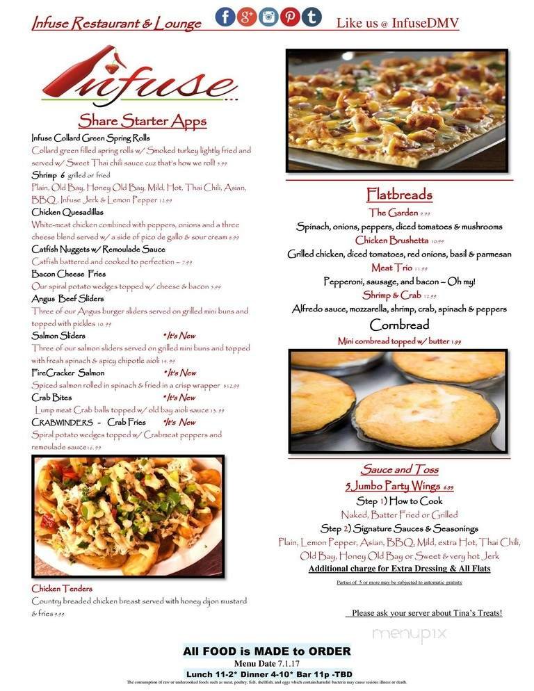 Menu page 1
