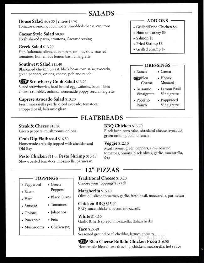 Menu page 2
