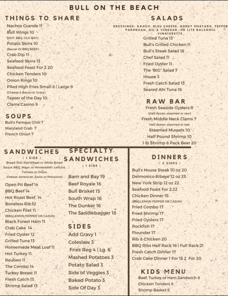 Menu page 2