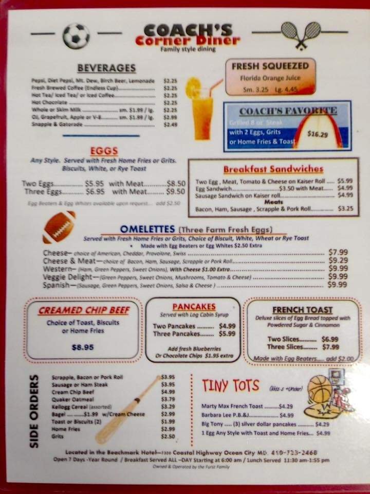 Menu page 1